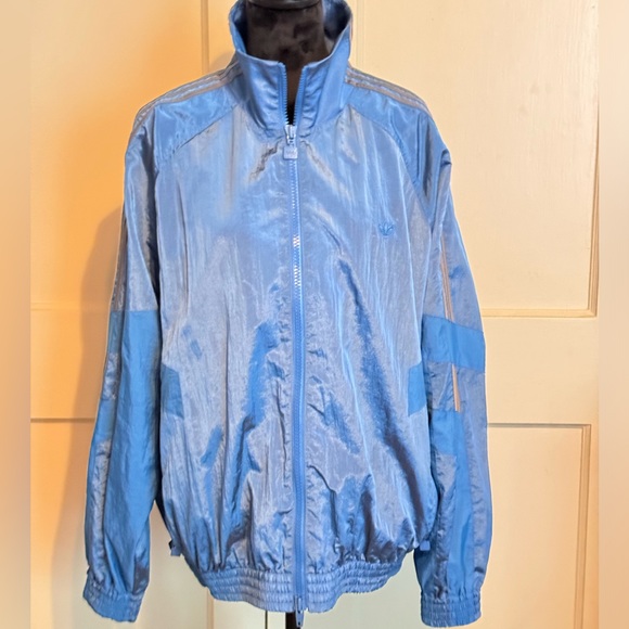 Mens Adidas  Jacket “ End Plastic Waste” Blue Version M As New Track Top - Picture 6 of 16